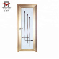 2018 china beautiful glass bathroom entry doors